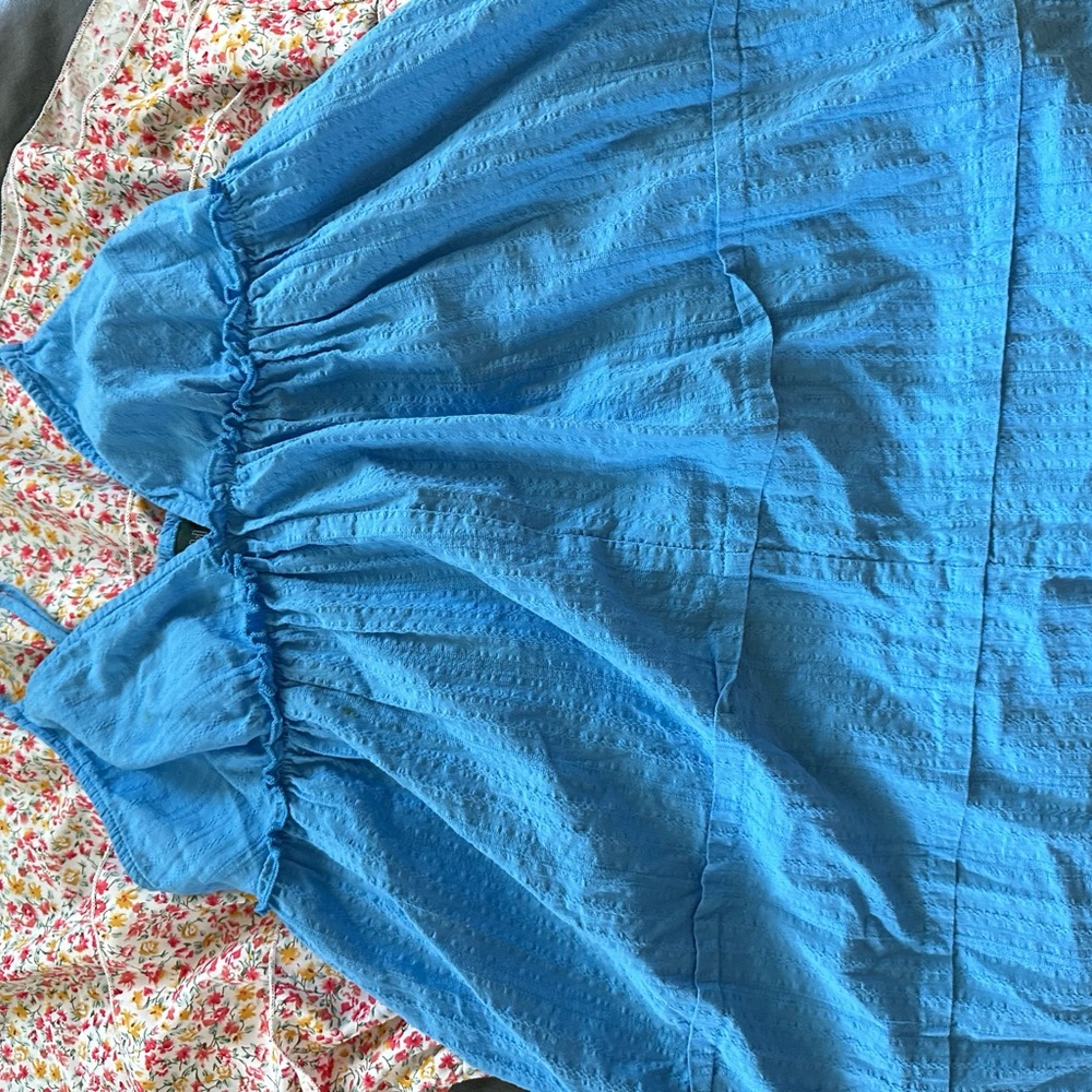 wild fable bright blue dress